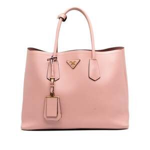 Cuir Double Tote Saffiano Leather #221437P13B